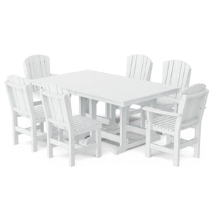 Heritage 7-Piece 44"x72" Dining Set Dining Set