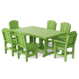 Heritage 7-Piece 44"x72" Dining Set Dining Set