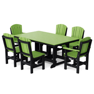 Heritage 7-Piece 44"x72" Dining Set Dining Set