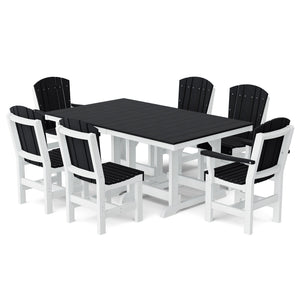 Heritage 7-Piece 44"x72" Dining Set Dining Set