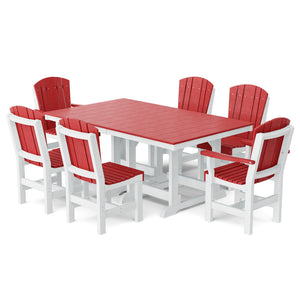 Heritage 7-Piece 44"x72" Dining Set Dining Set