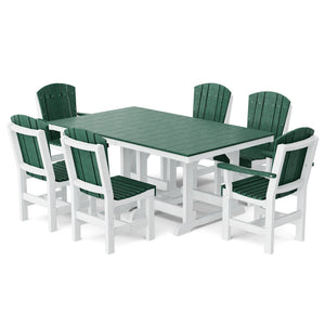 Heritage 7-Piece 44"x72" Dining Set Dining Set