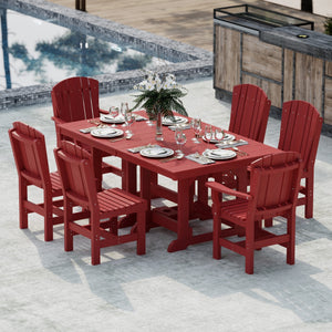 Heritage 7-Piece 44"x72" Dining Set Dining Set