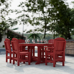 Heritage 7-Piece 44"x72" Dining Set Dining Set