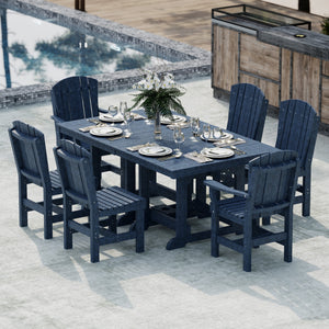Heritage 7-Piece 44"x72" Dining Set Dining Set