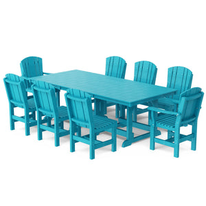 Heritage 9-Piece 44"x94" Dining Set Dining Set