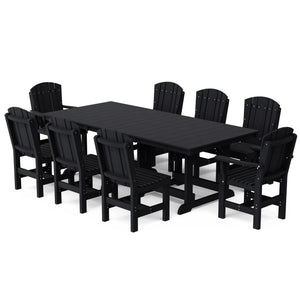 Heritage 9-Piece 44"x94" Dining Set Dining Set