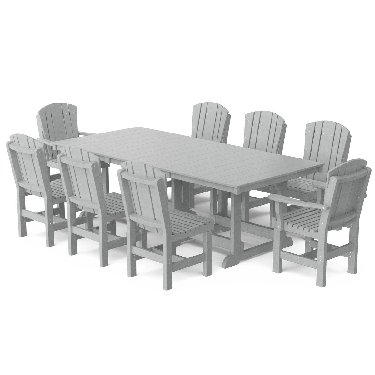 Heritage 9-Piece 44"x94" Dining Set Dining Set