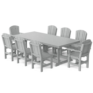 Heritage 9-Piece 44"x94" Dining Set Dining Set