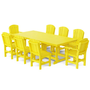 Heritage 9-Piece 44"x94" Dining Set Dining Set