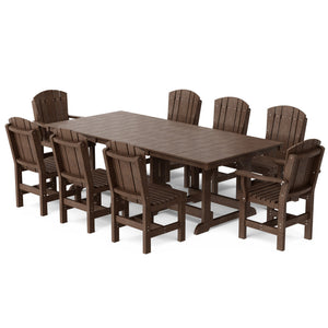 Heritage 9-Piece 44"x94" Dining Set Dining Set