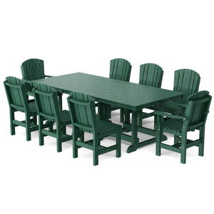 Heritage 9-Piece 44"x94" Dining Set Dining Set