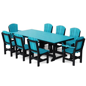 Heritage 9-Piece 44"x94" Dining Set Dining Set