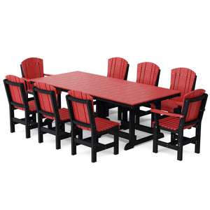 Heritage 9-Piece 44"x94" Dining Set Dining Set