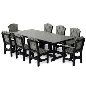 Heritage 9-Piece 44"x94" Dining Set Dining Set