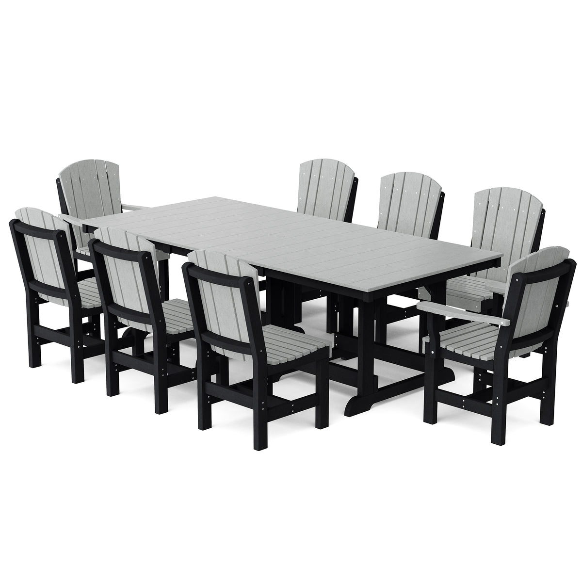 Heritage 9-Piece 44"x94" Dining Set Dining Set