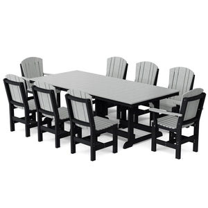 Heritage 9-Piece 44"x94" Dining Set Dining Set