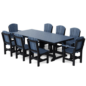 Heritage 9-Piece 44"x94" Dining Set Dining Set