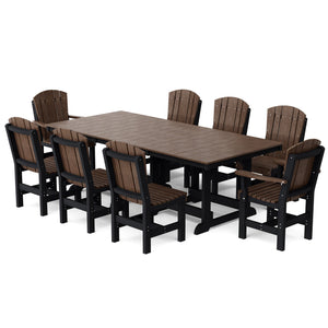 Heritage 9-Piece 44"x94" Dining Set Dining Set