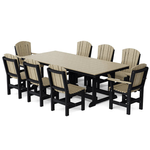 Heritage 9-Piece 44"x94" Dining Set Dining Set