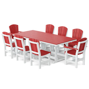 Heritage 9-Piece 44"x94" Dining Set Dining Set