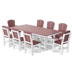 Heritage 9-Piece 44"x94" Dining Set Dining Set