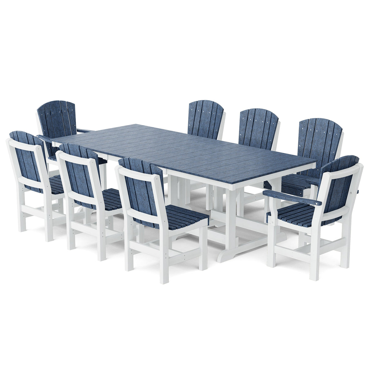 Heritage 9-Piece 44"x94" Dining Set Dining Set