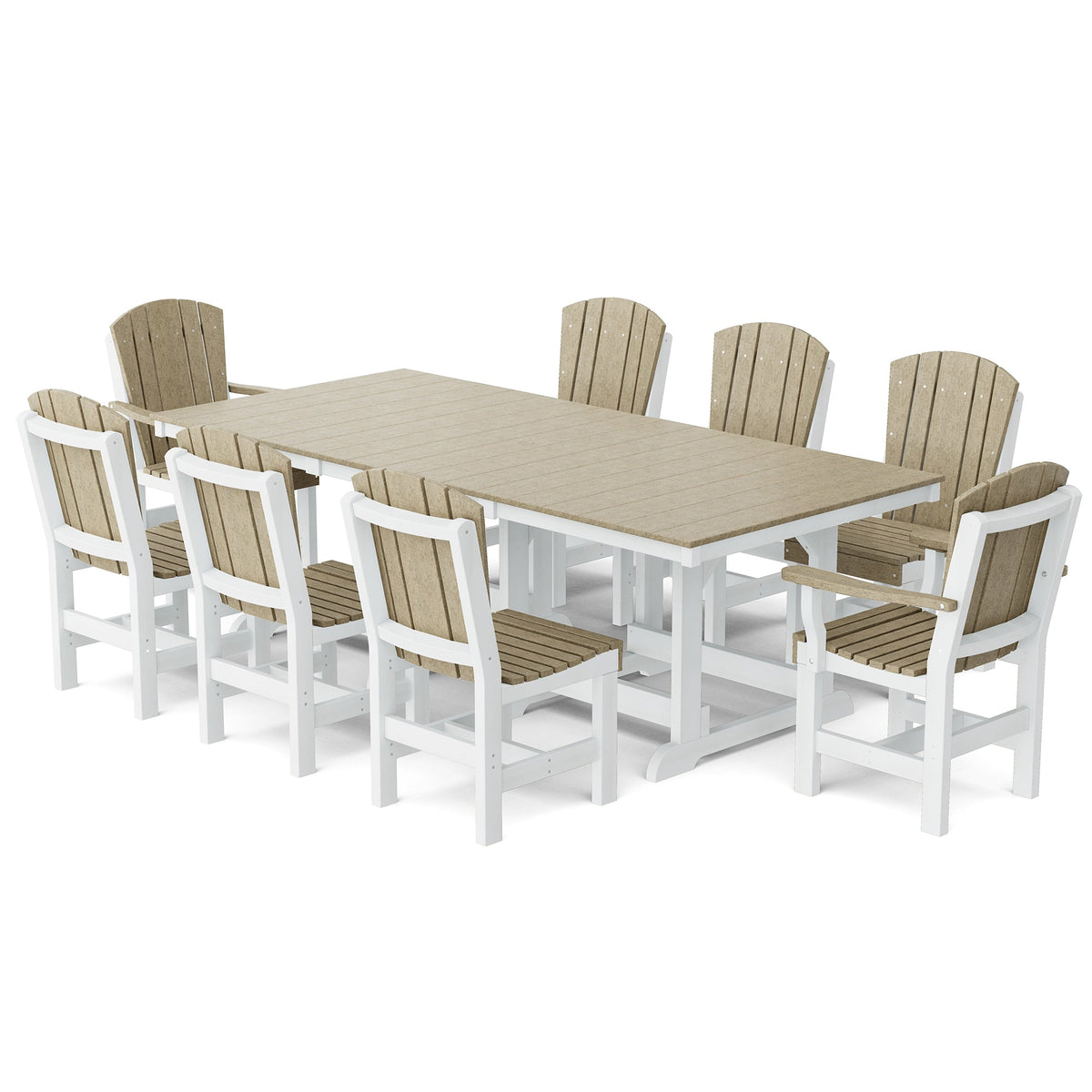 Heritage 9-Piece 44"x94" Dining Set Dining Set