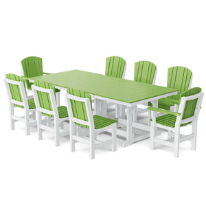 Heritage 9-Piece 44"x94" Dining Set Dining Set