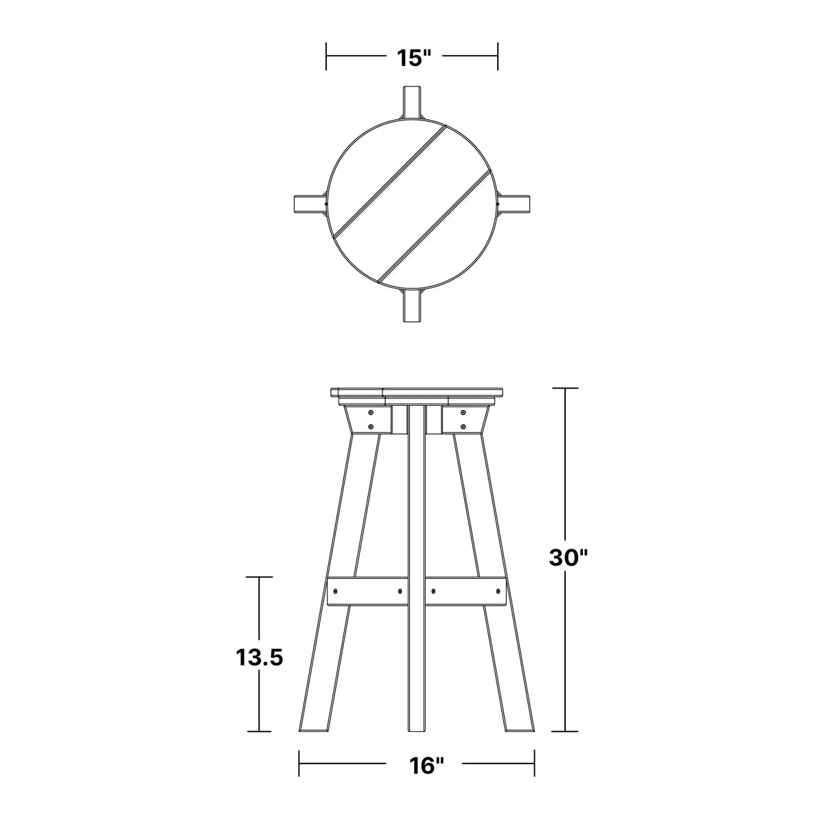 Heritage Bar Stool Stool