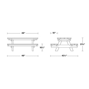 Heritage Child's Picnic Table Picnic Table