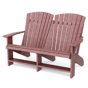 Heritage Double Adirondack Garden Bench