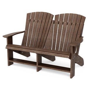 Heritage Double Adirondack Garden Bench