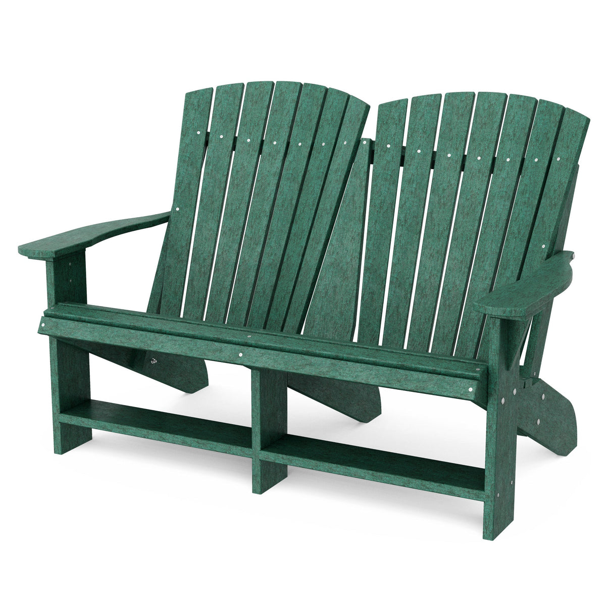 Heritage Double Adirondack Garden Bench