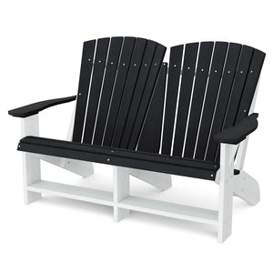 Heritage Double Adirondack Garden Bench