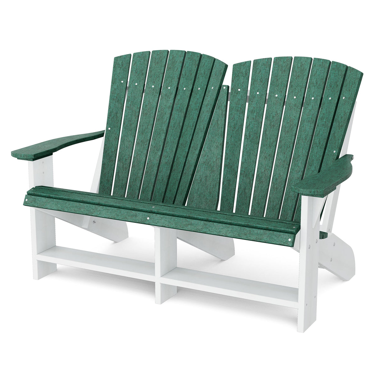 Heritage Double Adirondack Garden Bench