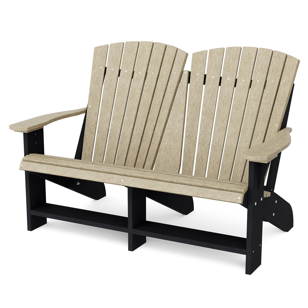 Heritage Double Adirondack Garden Bench