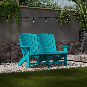 Heritage Double Adirondack Garden Bench