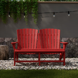 Heritage Double Adirondack Garden Bench