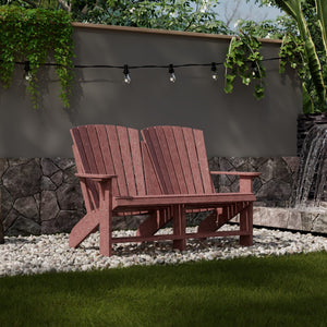 Heritage Double Adirondack Garden Bench