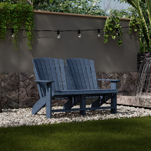 Heritage Double Adirondack Garden Bench
