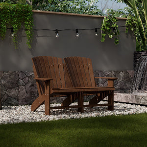 Heritage Double Adirondack Garden Bench