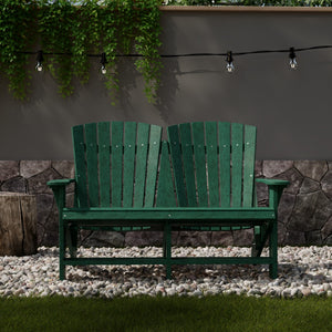 Heritage Double Adirondack Garden Bench