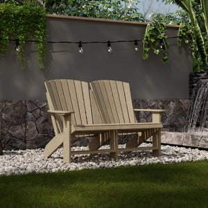 Heritage Double Adirondack Garden Bench