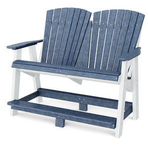 Heritage Double High Adirondack Garden Bench