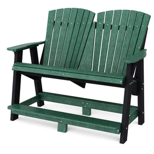 Heritage Double High Adirondack Garden Bench