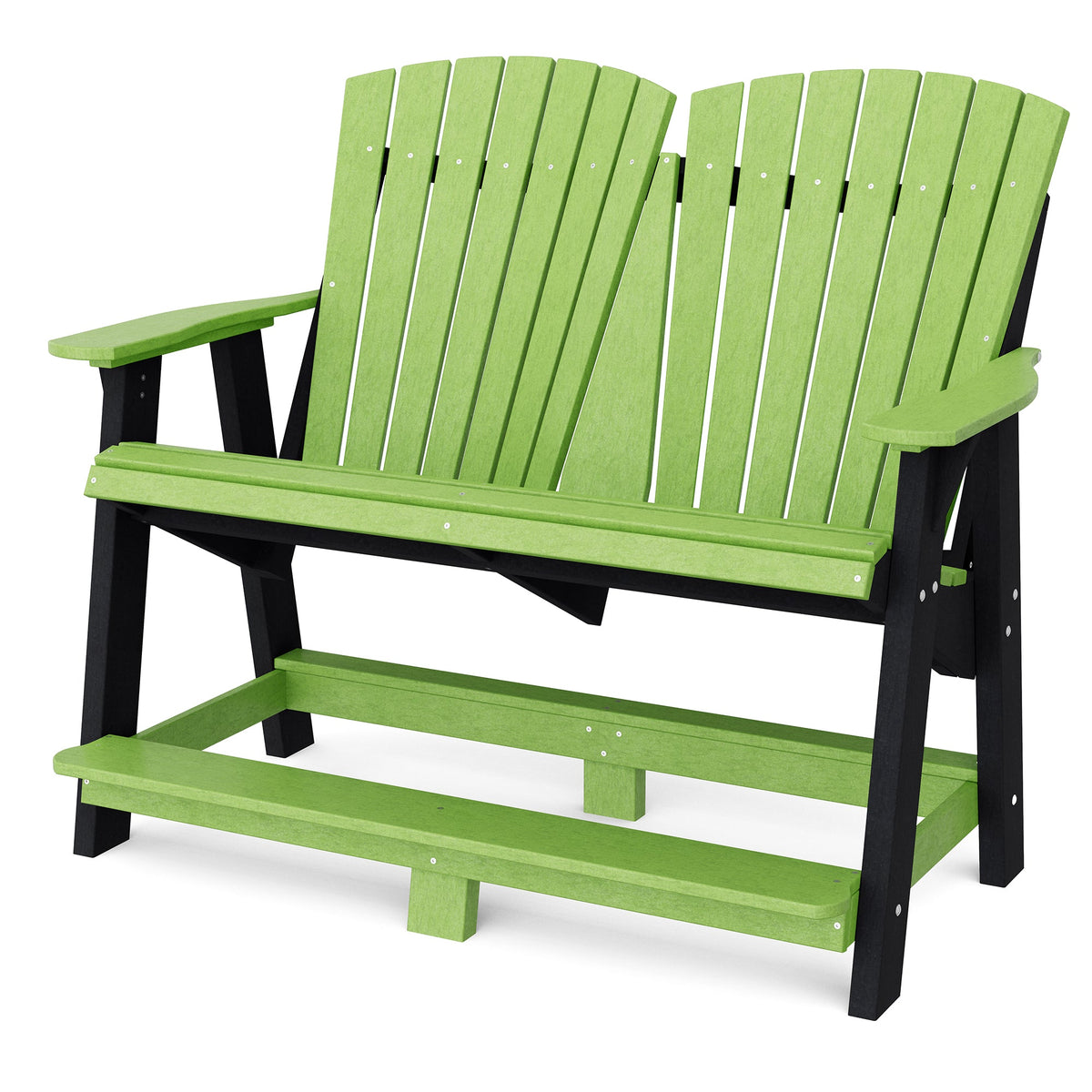 Heritage Double High Adirondack Garden Bench