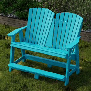 Heritage Double High Adirondack Garden Bench