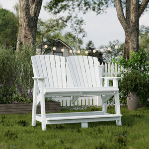 Heritage Double High Adirondack Garden Bench