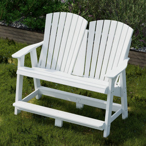 Heritage Double High Adirondack Garden Bench